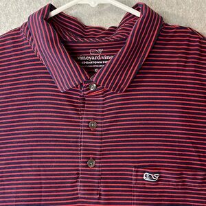 Vineyard Vines Edgerton Polo shirt Men XL pocket whale